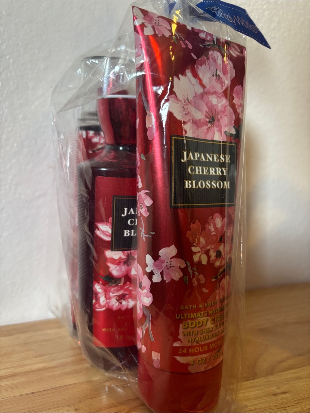 Bath & Body Works Japanese Cherry Blossom 3 Piece Full Size Set, NIB